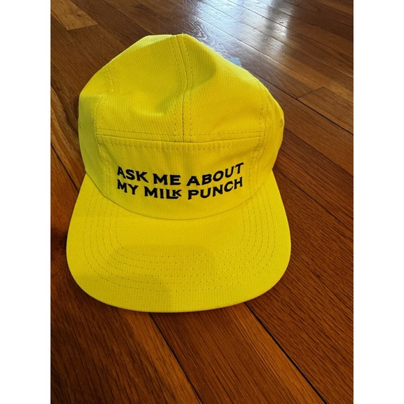 Campari Hat Running Milk Punch Rare New Bartender Swag‎ NWT GREEN